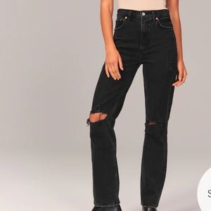 Straight leg jeans